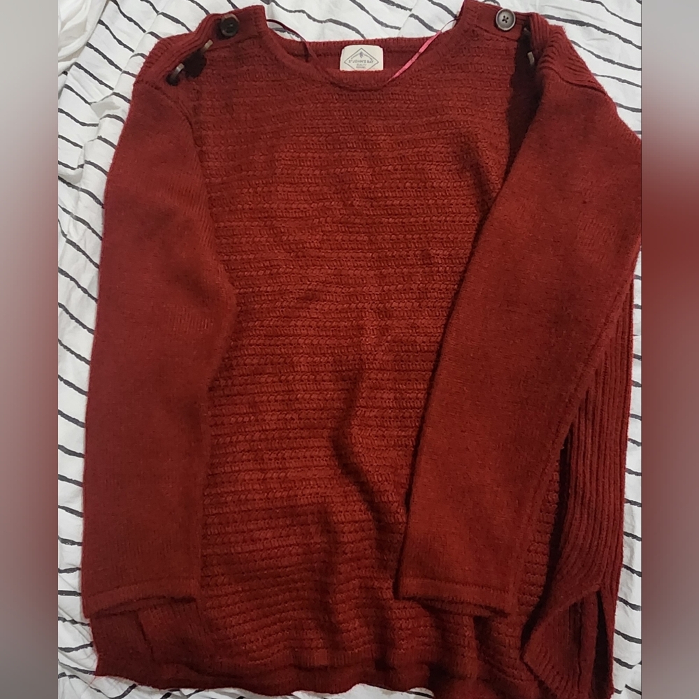 St. John's Bay Red Sweater